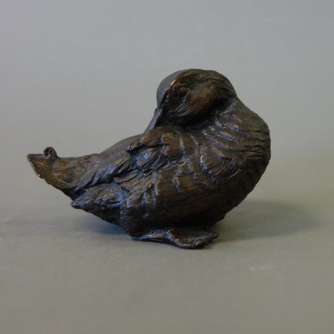 William H Turner (b-1947) Bronze Duck (1 of 3)