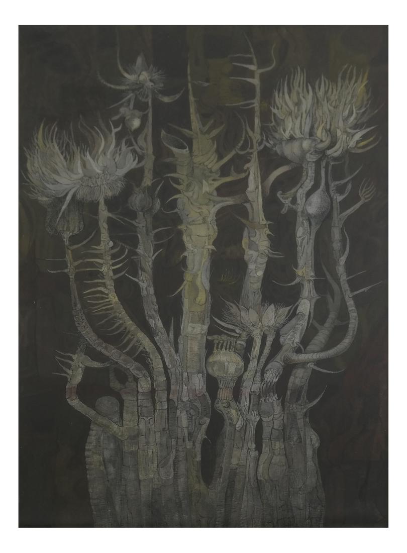 WILLIAM CADENHEAD (1934-2005), FLOWERS AND SEED PODS (1 of 6)