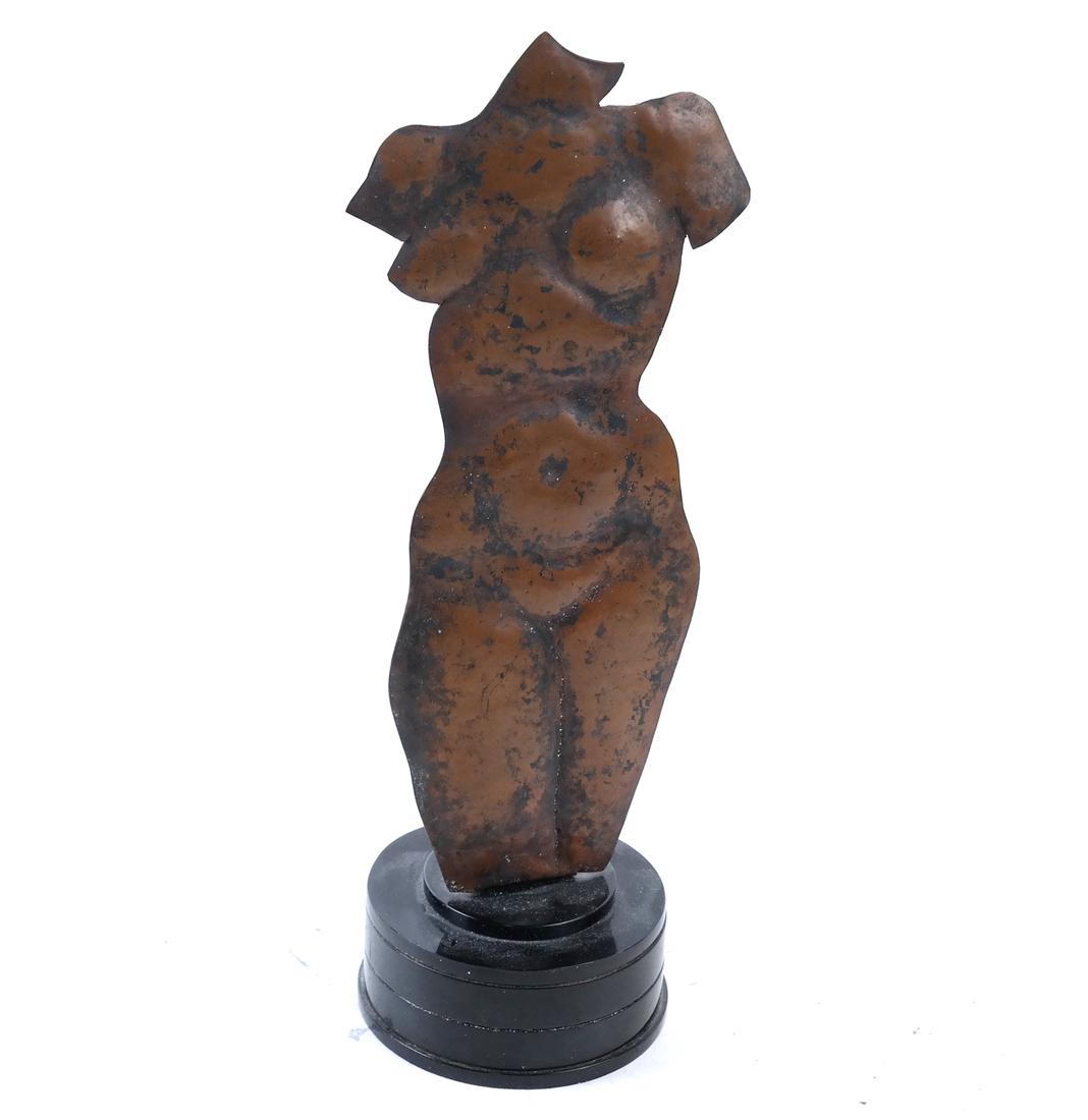 Peter Fingesten, Copper Torso Sculpture (1 of 7)