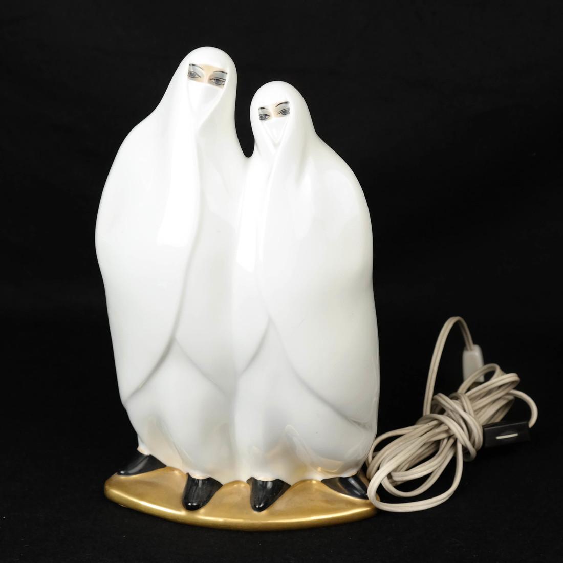 Limoges Figural Lamp (1 of 7)