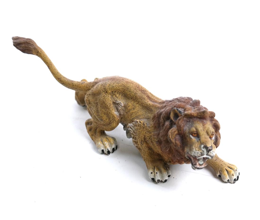 Geshutzt Cold Painted Lion Bronze (1 of 8)