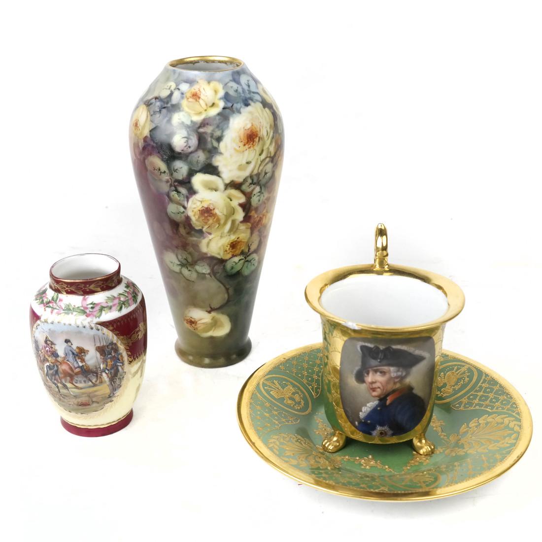 Four-Piece Dresden, Sevres Porcelain Group (1 of 10)