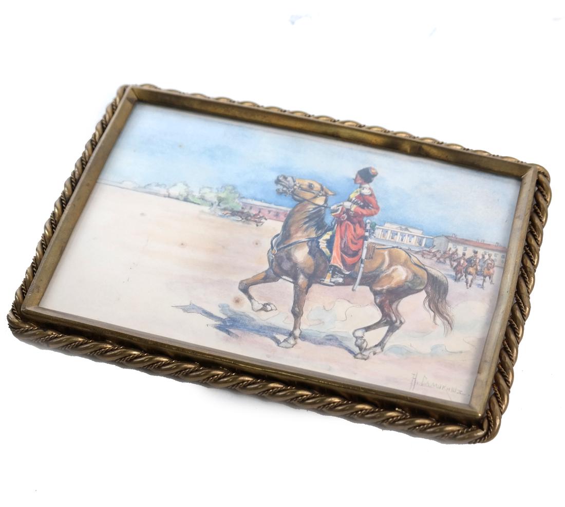 Russian 19th C. Equestrian Scene (1 of 8)