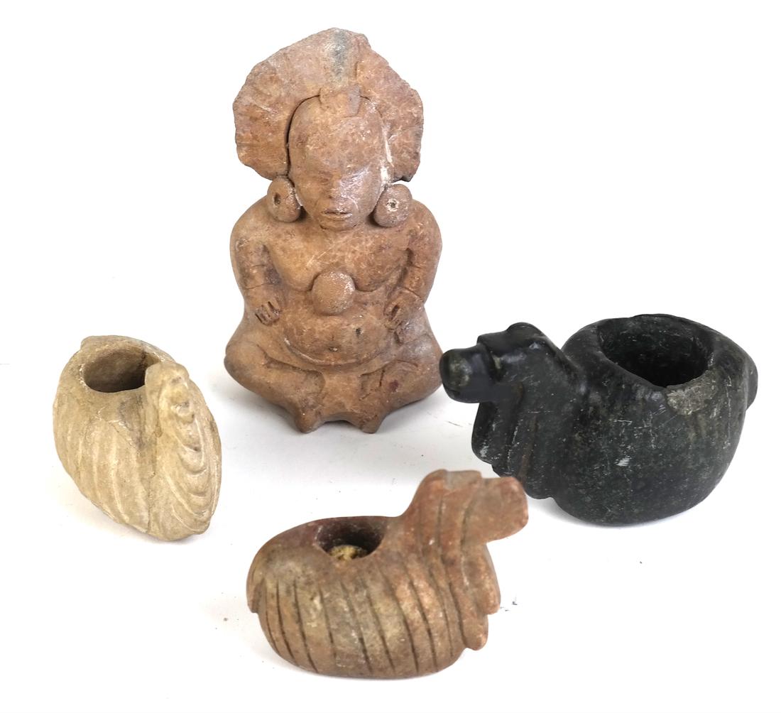 Four Various Pottery Items (1 of 7)