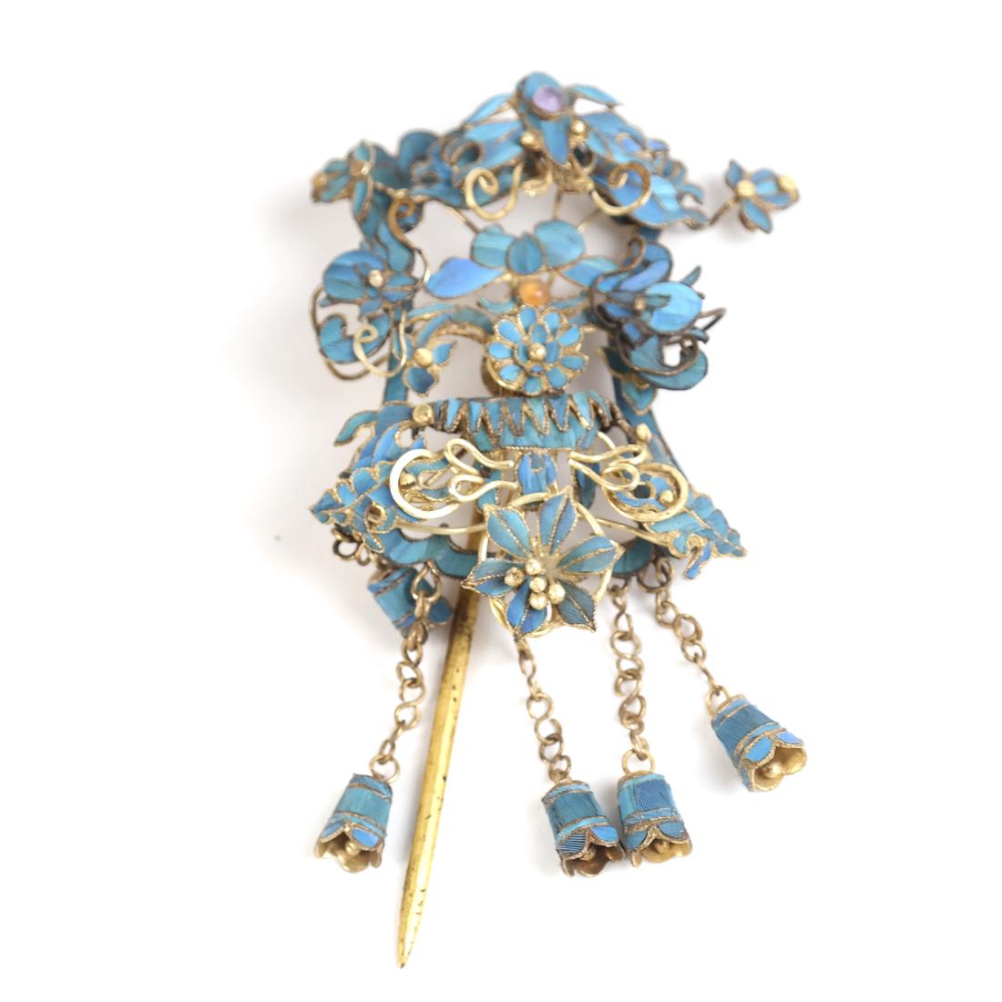 Chinese Kingfisher Hairpin (1 of 6)