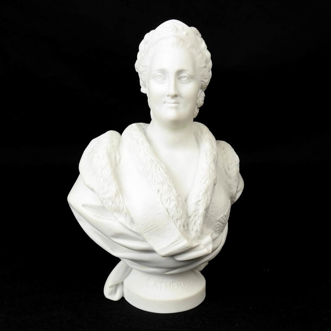 Russian Bisque Porcelain Royal Bust (1 of 9)