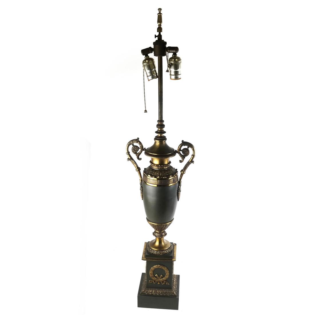 Classical Style Brass and Metal Lamp (1 of 6)