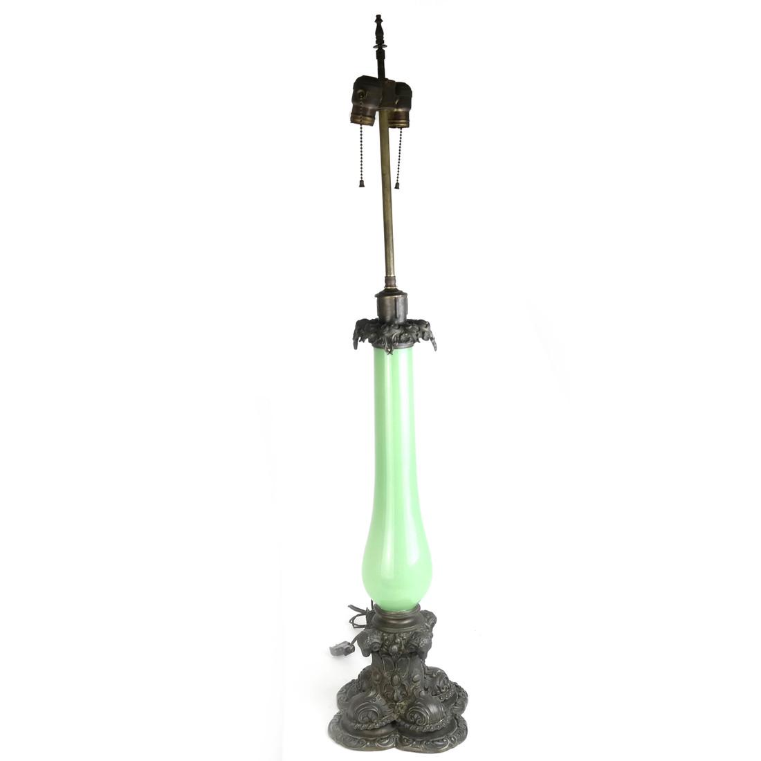 Green Opaline Lamp (1 of 7)