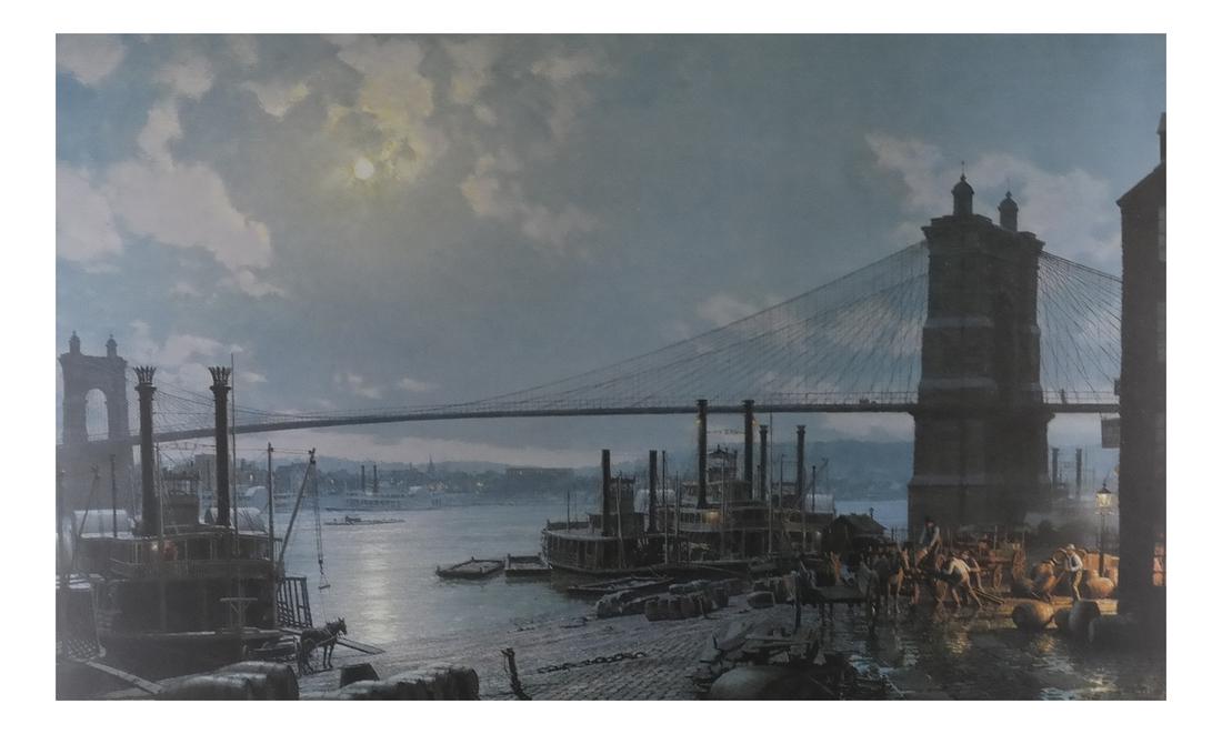 Cincinnati Print After John Stobart (1 of 7)