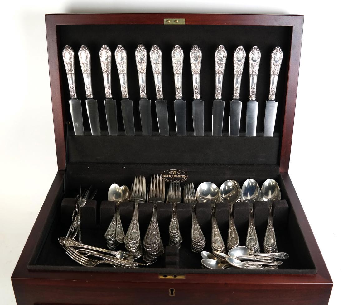 American Sterling Large Flatware Service (1 of 9)