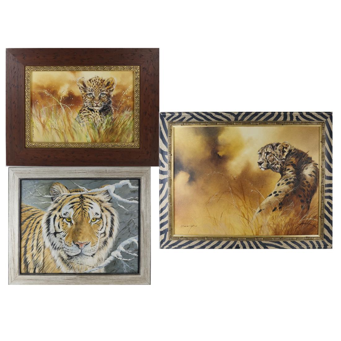 Three Works of Art: Tiger and Cheetahs (1 of 9)