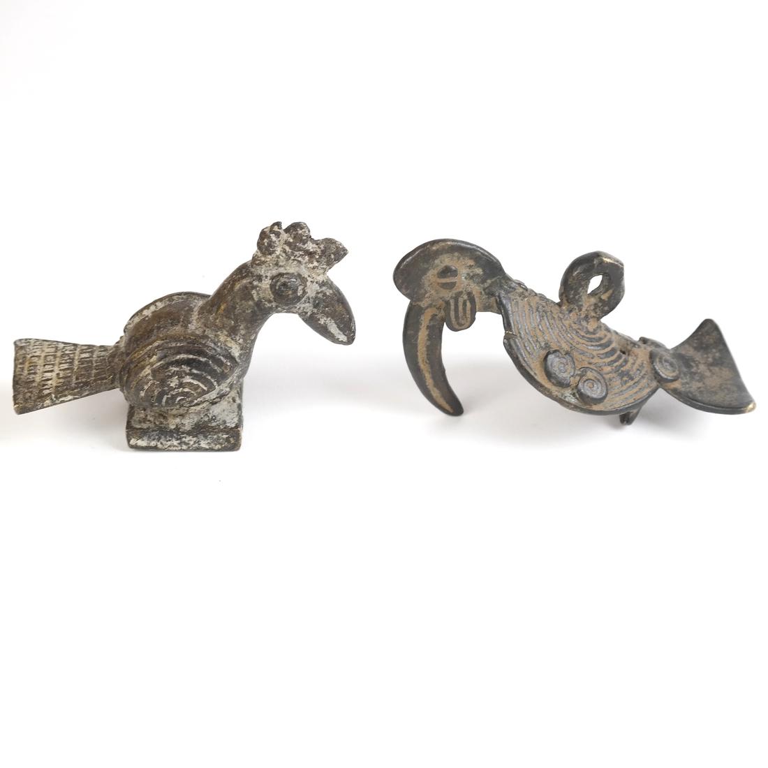 Two Bronze Miniature Birds (1 of 10)