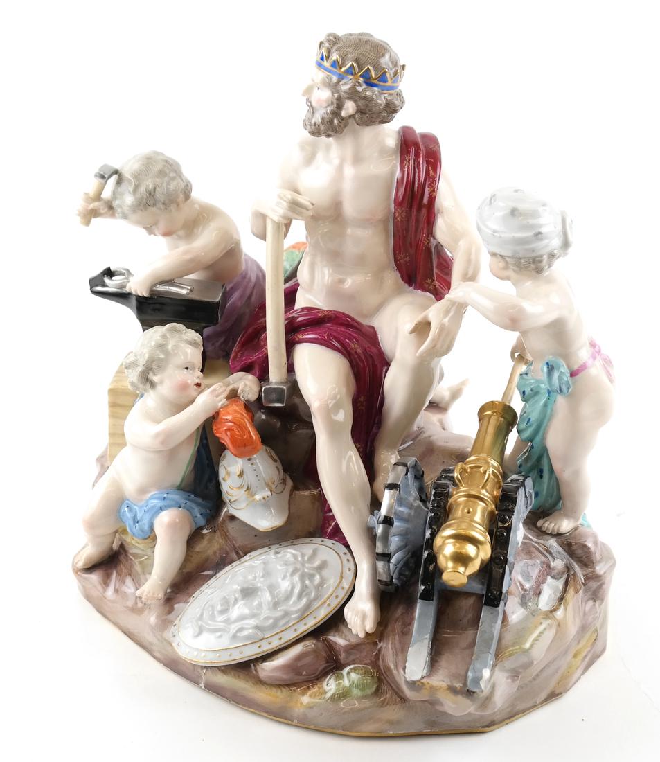 Meissen-Style Figural Allegorical Group (1 of 10)