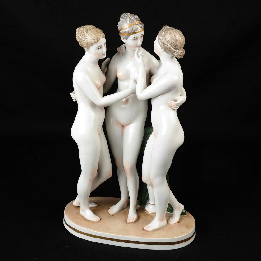 Royal Vienna Plate, "3 Graces" (1 of 7)