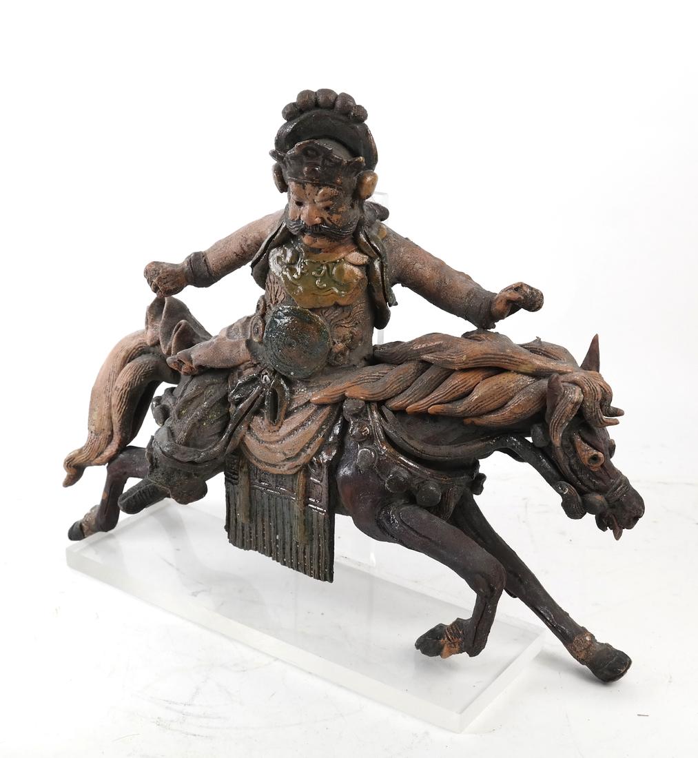 Polychrome Horse & Rider (1 of 7)