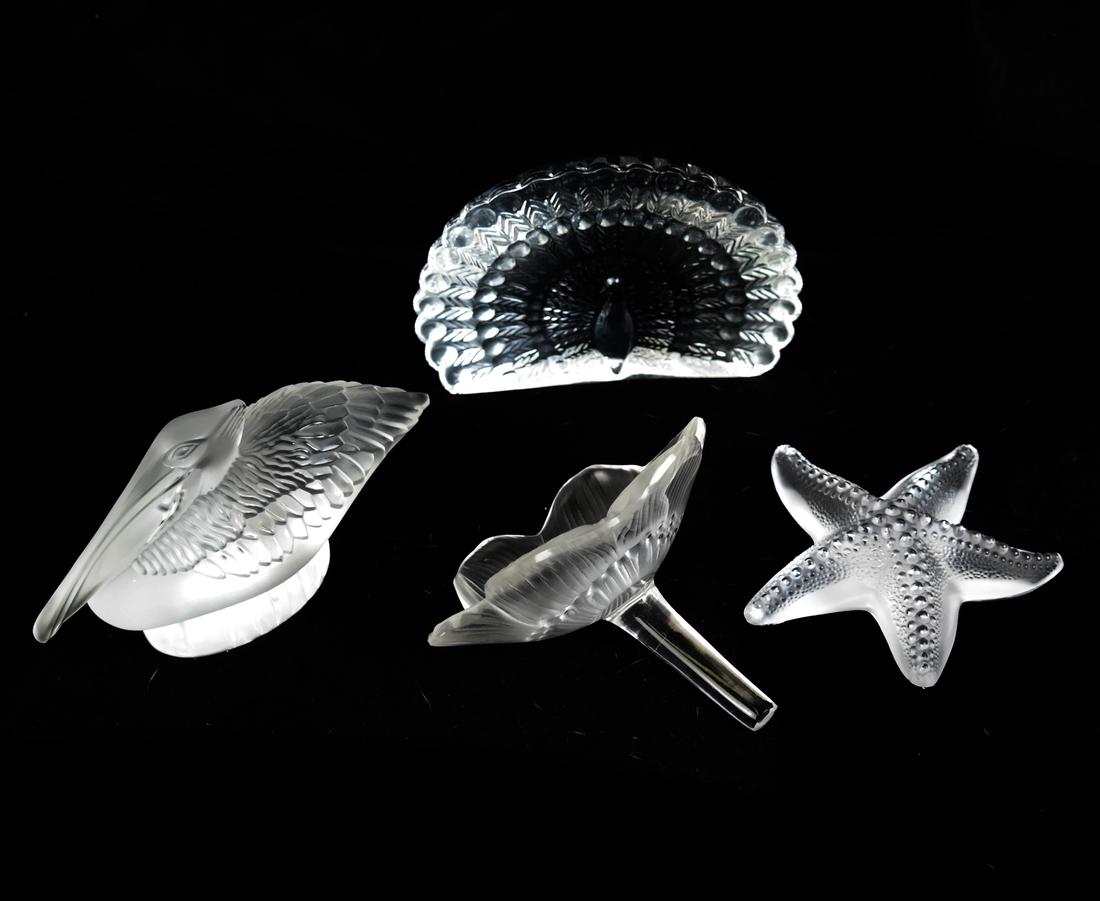 Four Baccarat & Lalique Items (1 of 6)