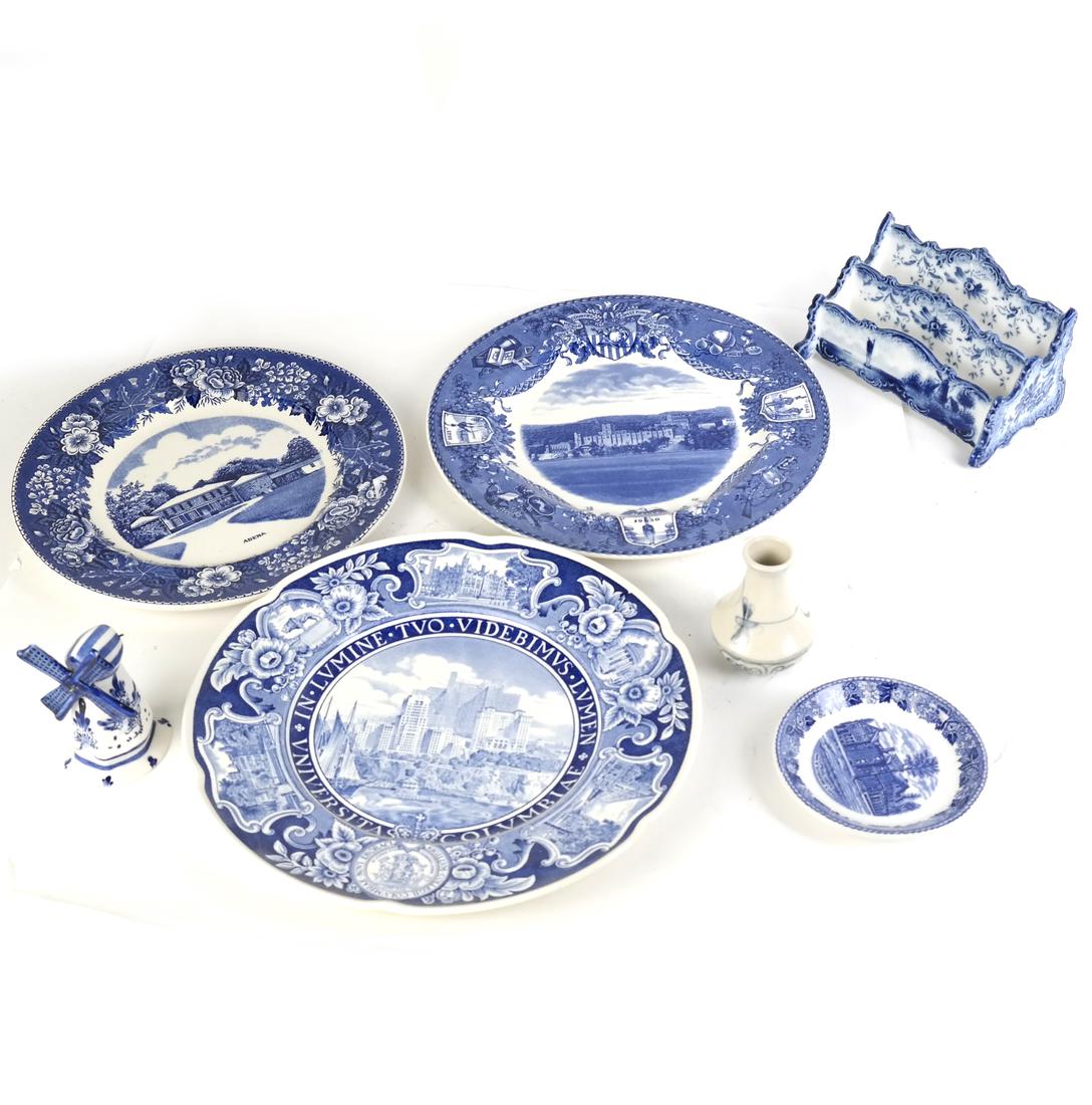 Seven Pieces of Blue & White Porcelain (1 of 8)