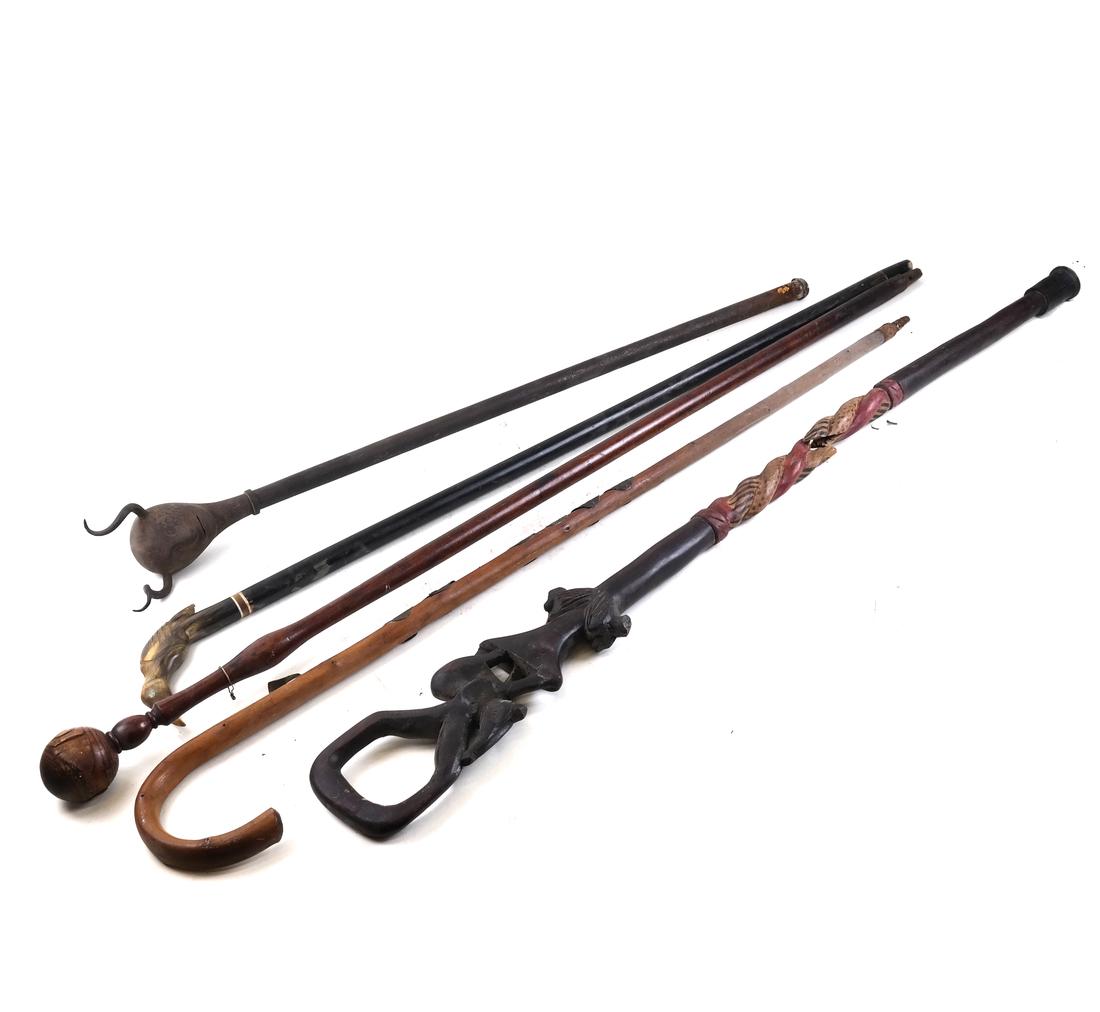 Five Various Walking Sticks (1 of 10)