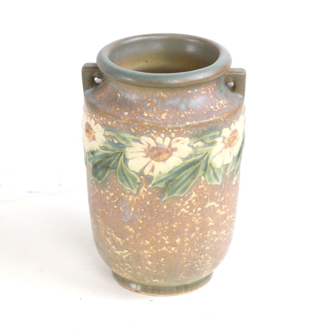 Roseville Dahlrose Vase (1 of 4)