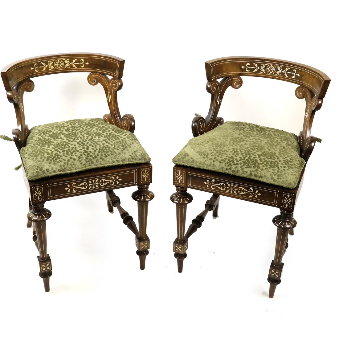 Pair of Continental Side Chairs (1 of 7)