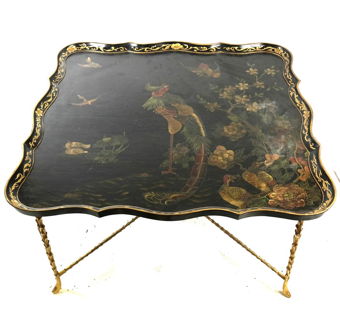 Chinoiserie and Gilt Bronze Coffee Table (1 of 6)