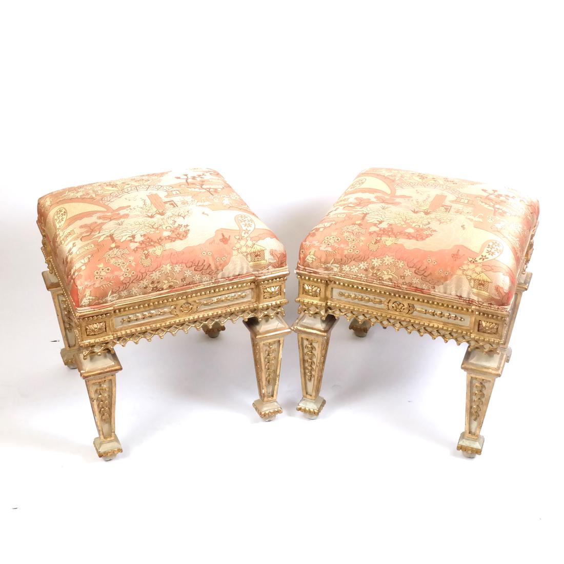 Pair of 19th Century Classical Stools (1 of 7)