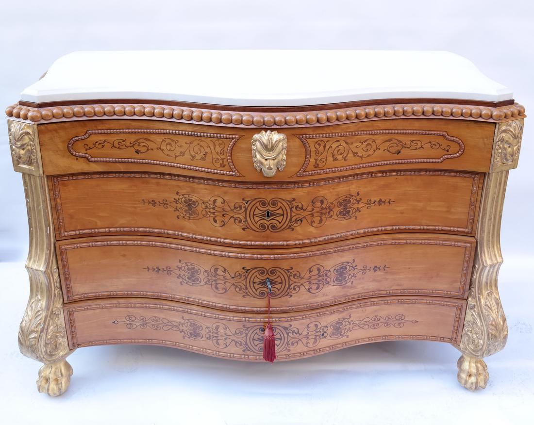 Marble Top Italian Neoclassical Commode (1 of 10)