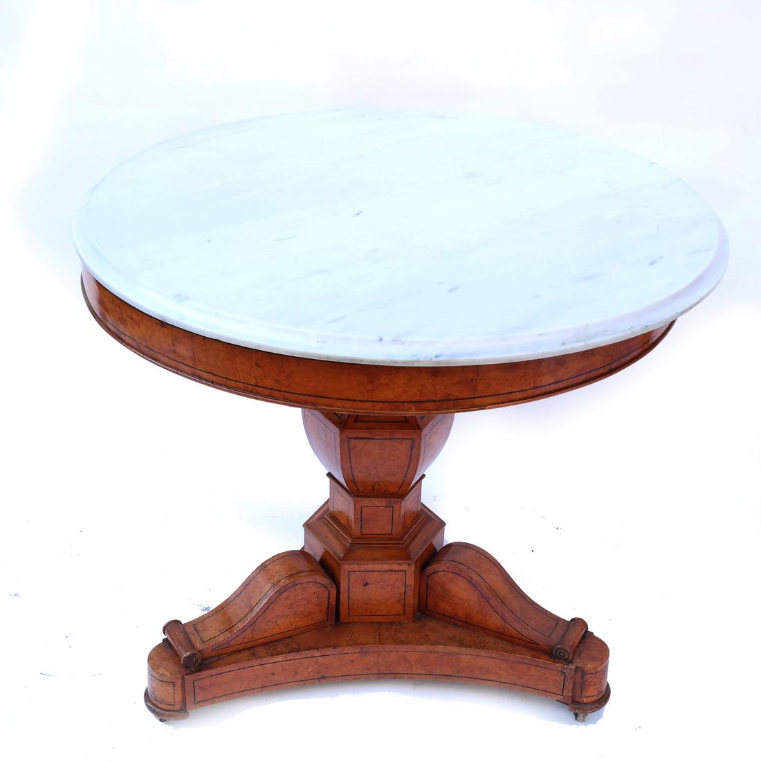 Marble Top Center Table (1 of 6)