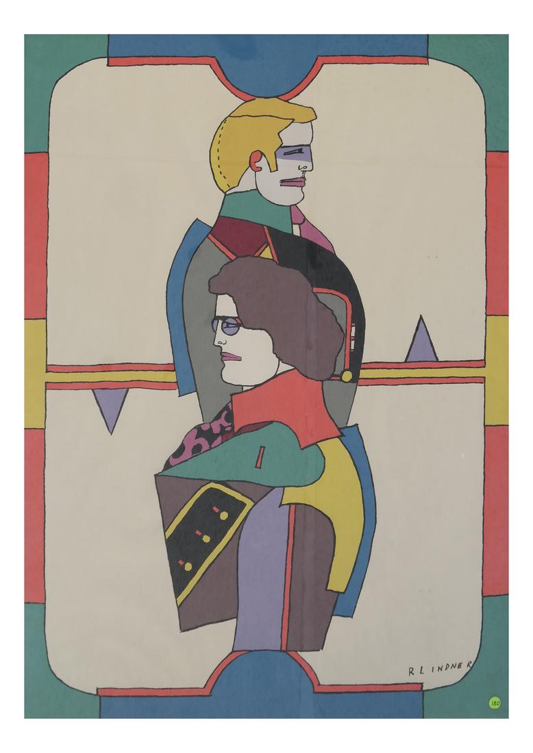 Richard Lindner Two Modernist Figures (1 of 7)