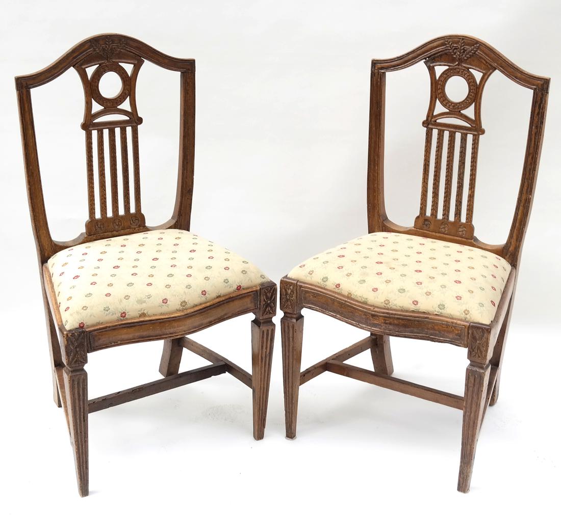 Two 19th Century Continental Side Chairs (1 of 8)
