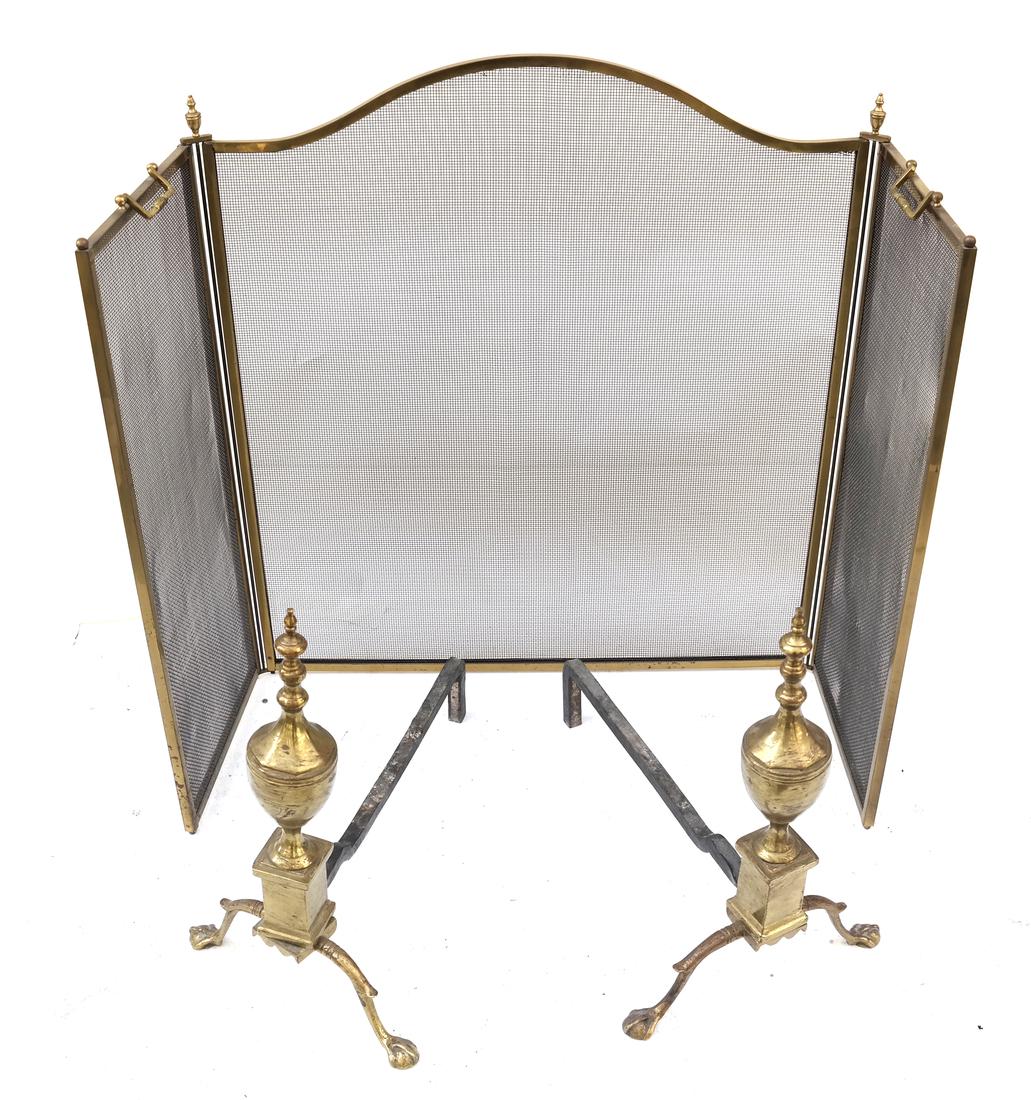 Three-Piece Fire Place Ensemble (1 of 5)