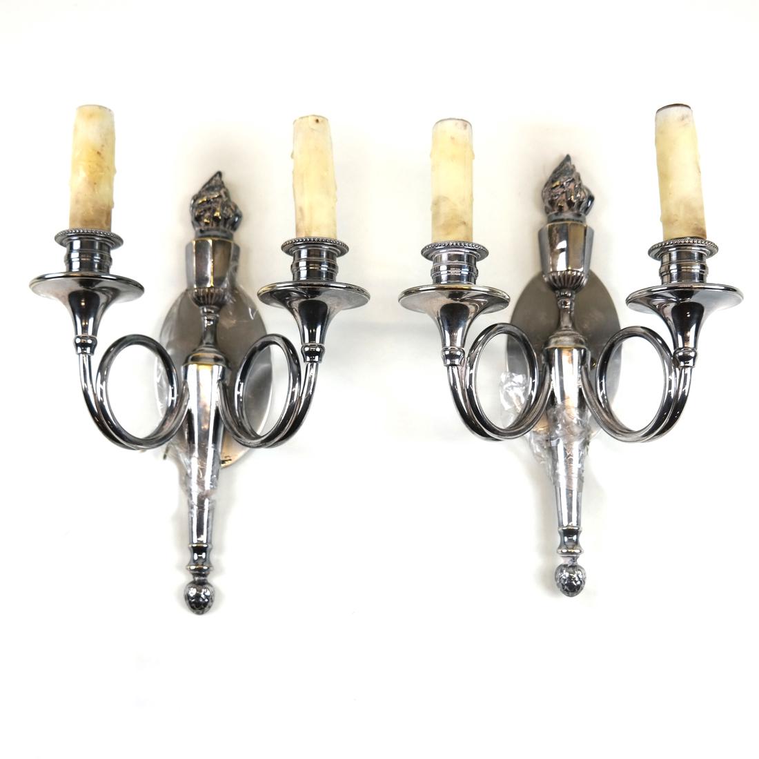 Pair of Torch-Form Sconces (1 of 7)