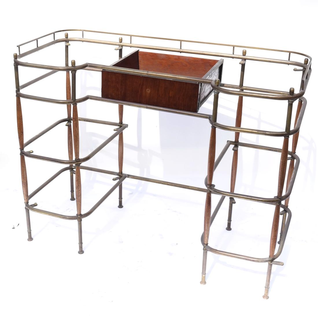 Brass Tubular Desk Frame (1 of 6)