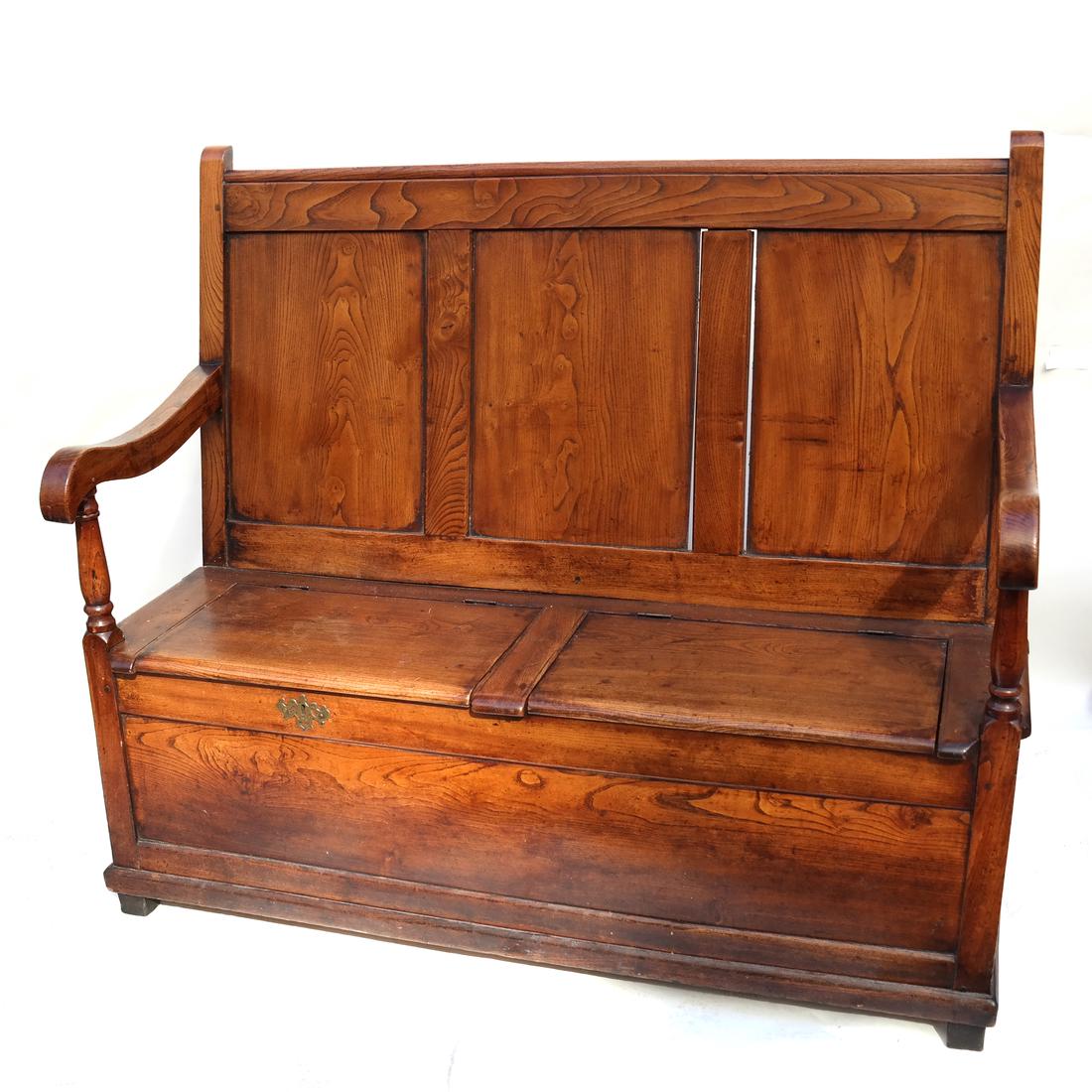 English Pine Settle (1 of 8)