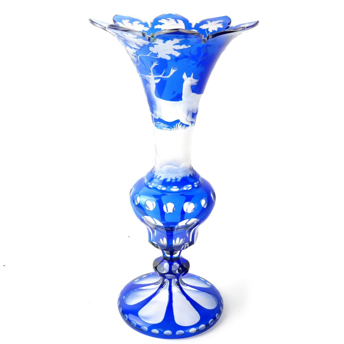 Bohemian Glass Vase (1 of 7)