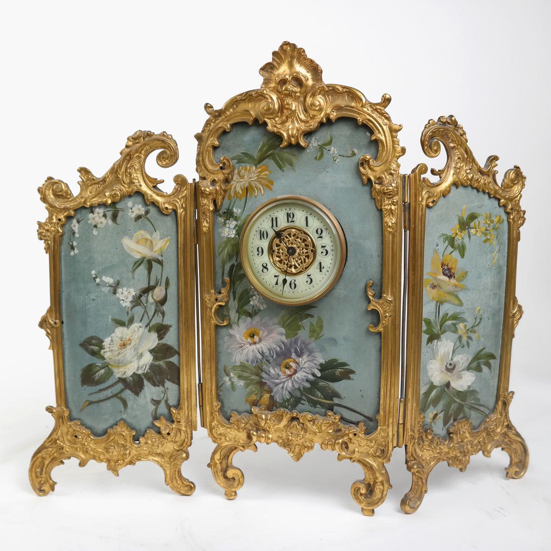 Rococo-Style Table Clock (1 of 10)