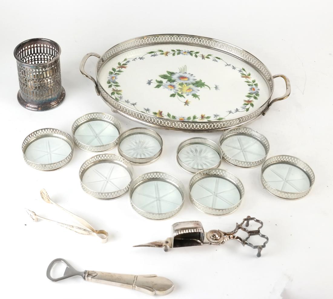 14 Misc. Silver & Plate Serving Articles (1 of 7)