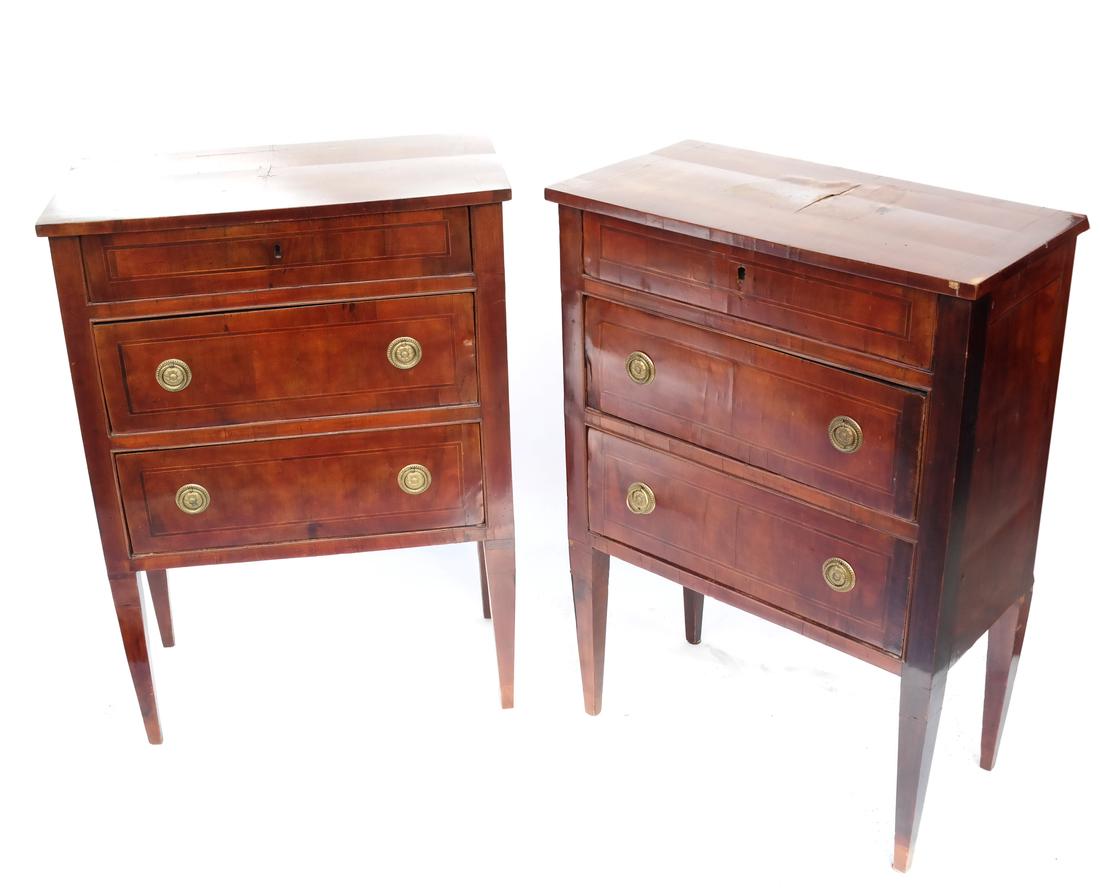 Pair of Antique Italian Commodes (1 of 10)