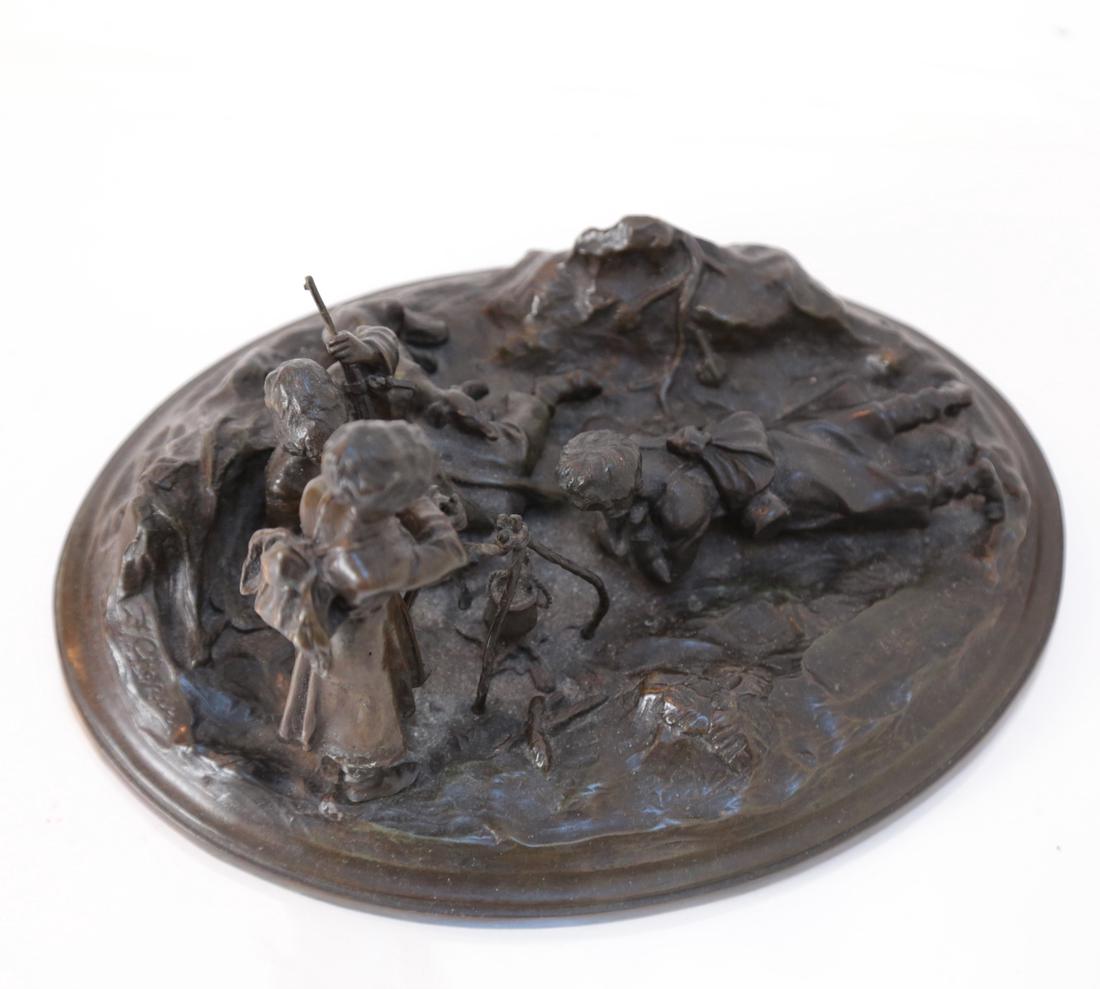 Russian Bronze Relief Sculpture (1 of 10)