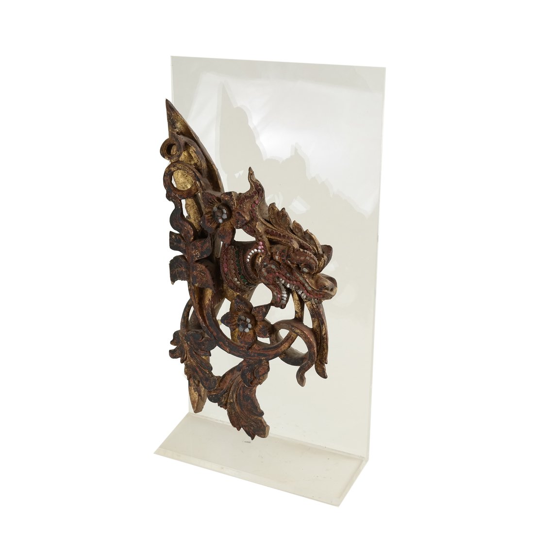 Southeast Asian Carved Wood Fragment (1 of 7)
