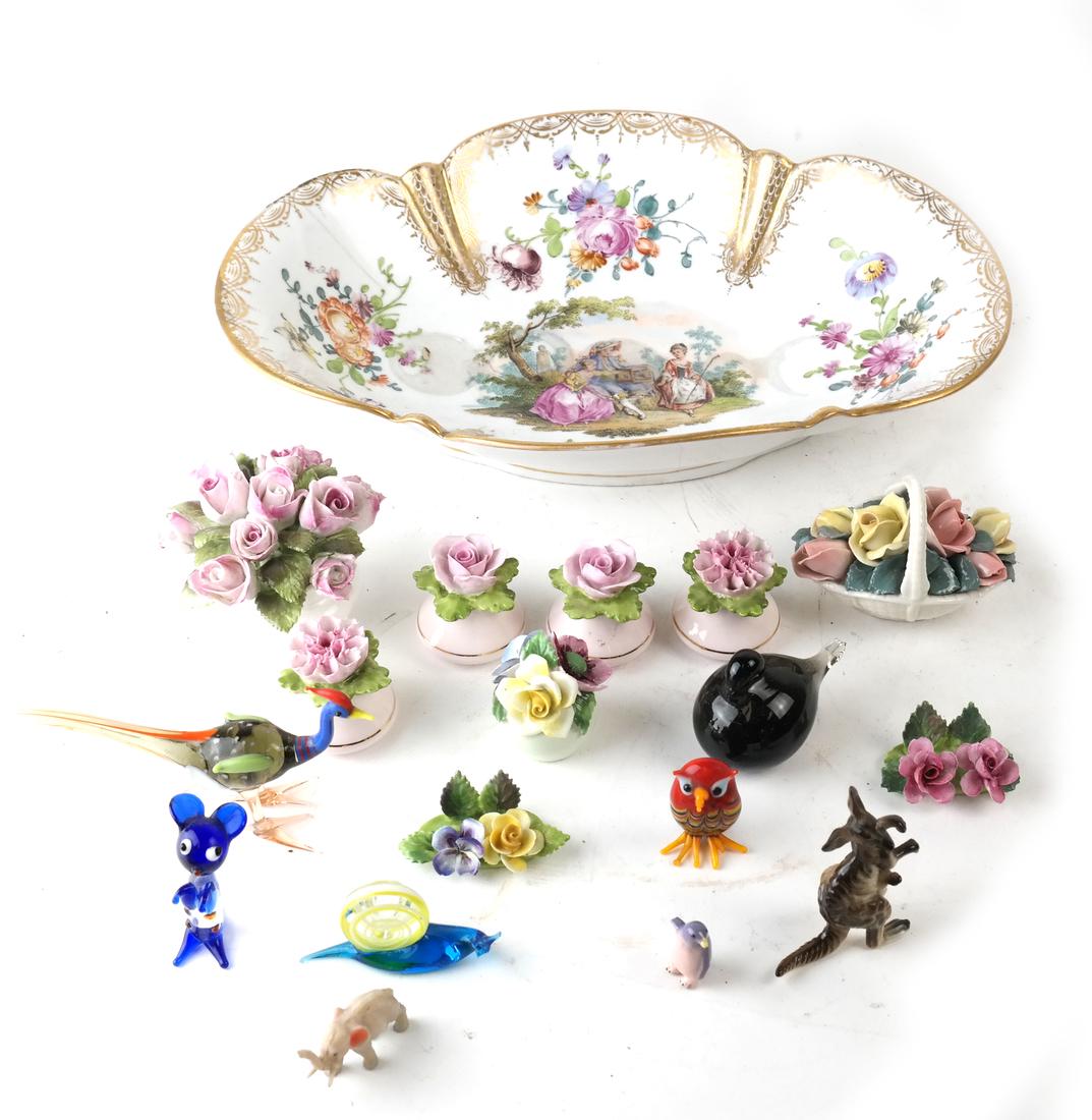 Group of Misc. Porcelain and Glass Items (1 of 5)