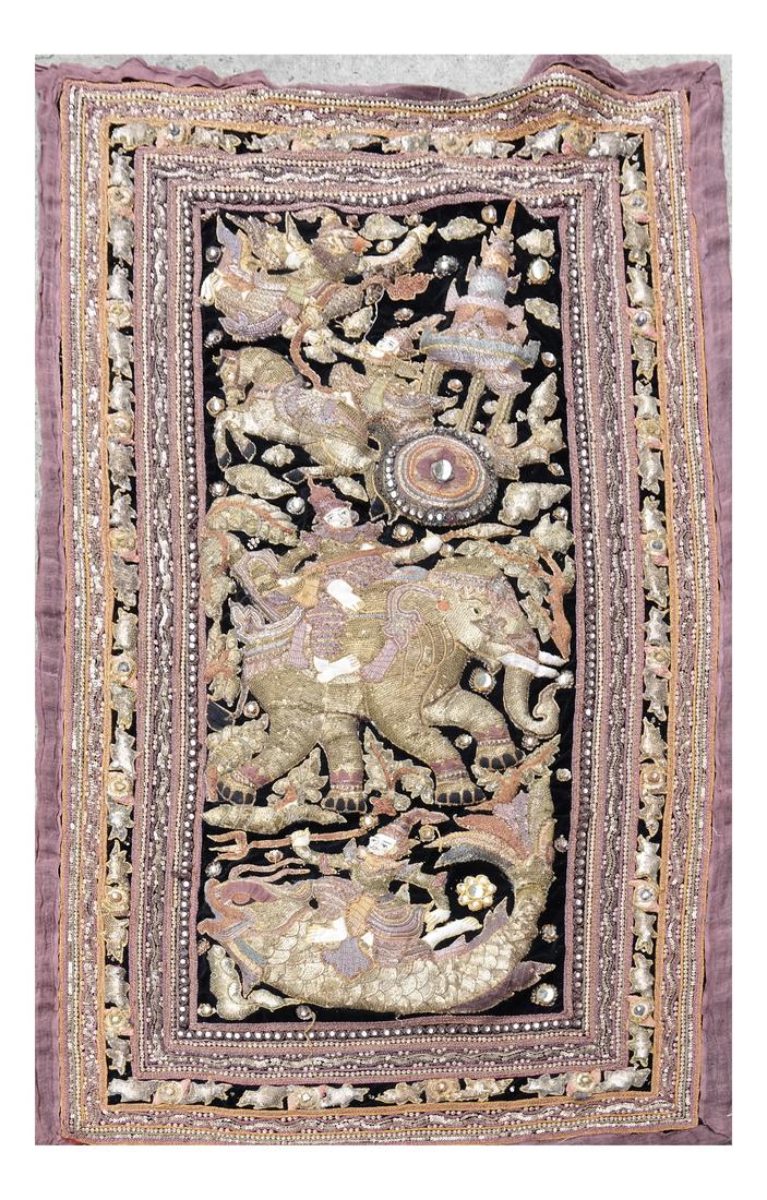 Indian Antique Ceremonial Embroidery (1 of 6)