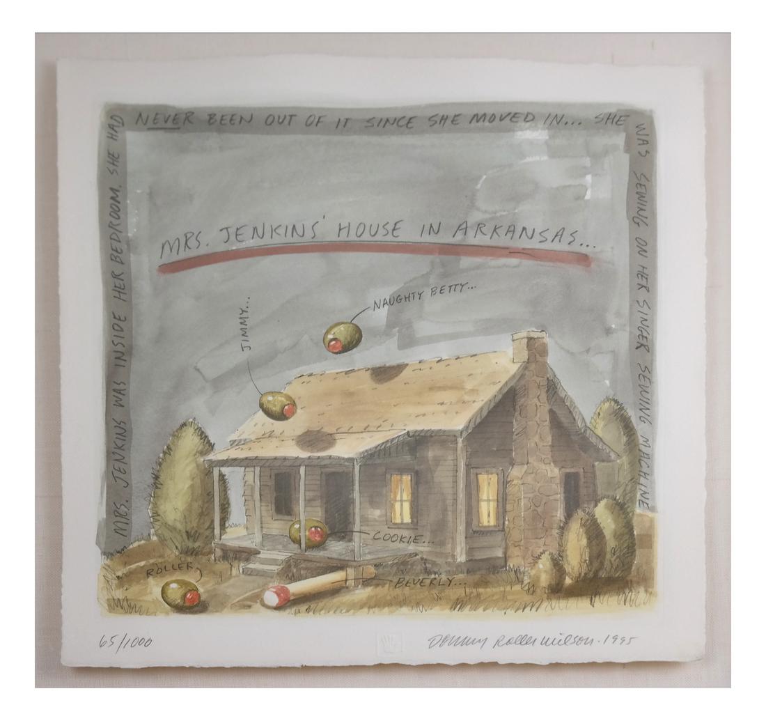 Donald Roller Wilson, House Lithograph