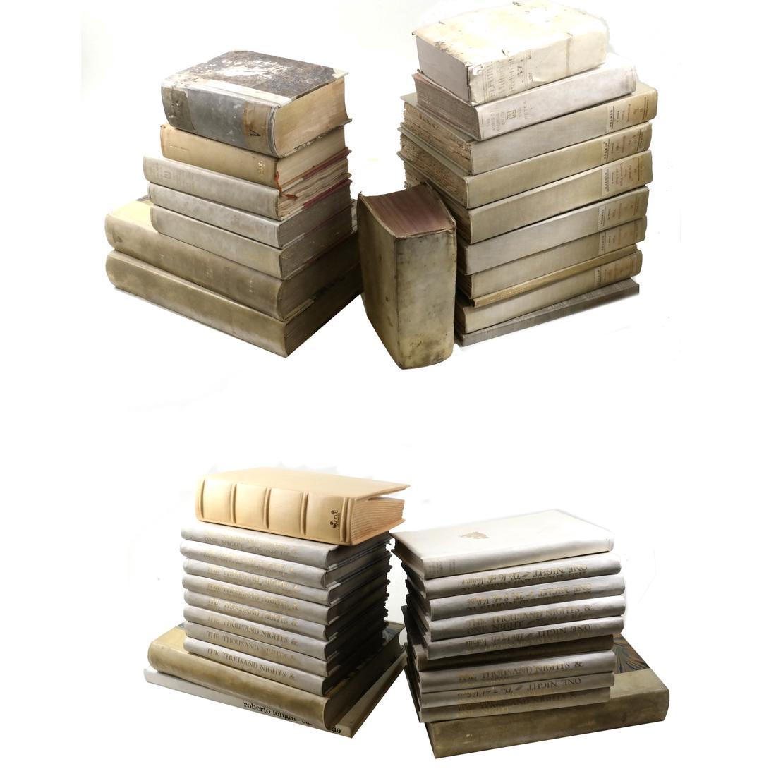 Two Boxed Lots of Various Books: Comprises various antique and vintage books. All in various conditions and are sold "as is".