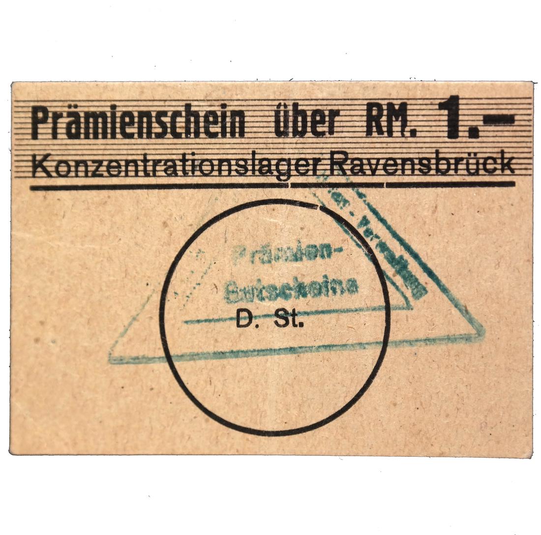 RAVENSBRÜCK CONCENTRATION CAMP 1RM COUPON/NOTE (1 of 4)