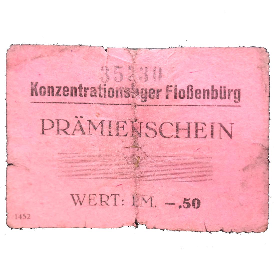 FLOßENBÜRG CONCENTRATION CAMP 50PF (1 of 4)