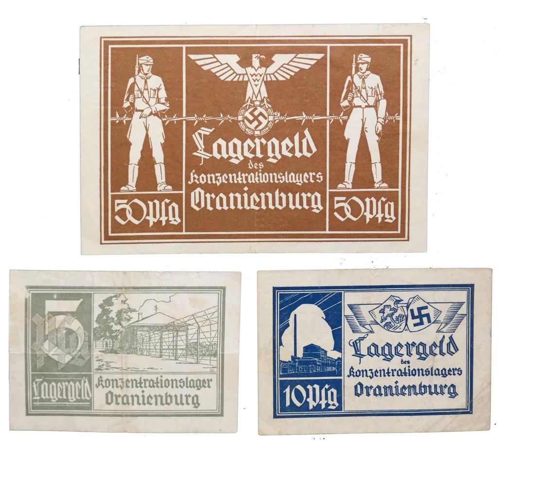 ORANIENBURG CONCENTRATION CAMP 5PF-50PF NOTES (1 of 10)