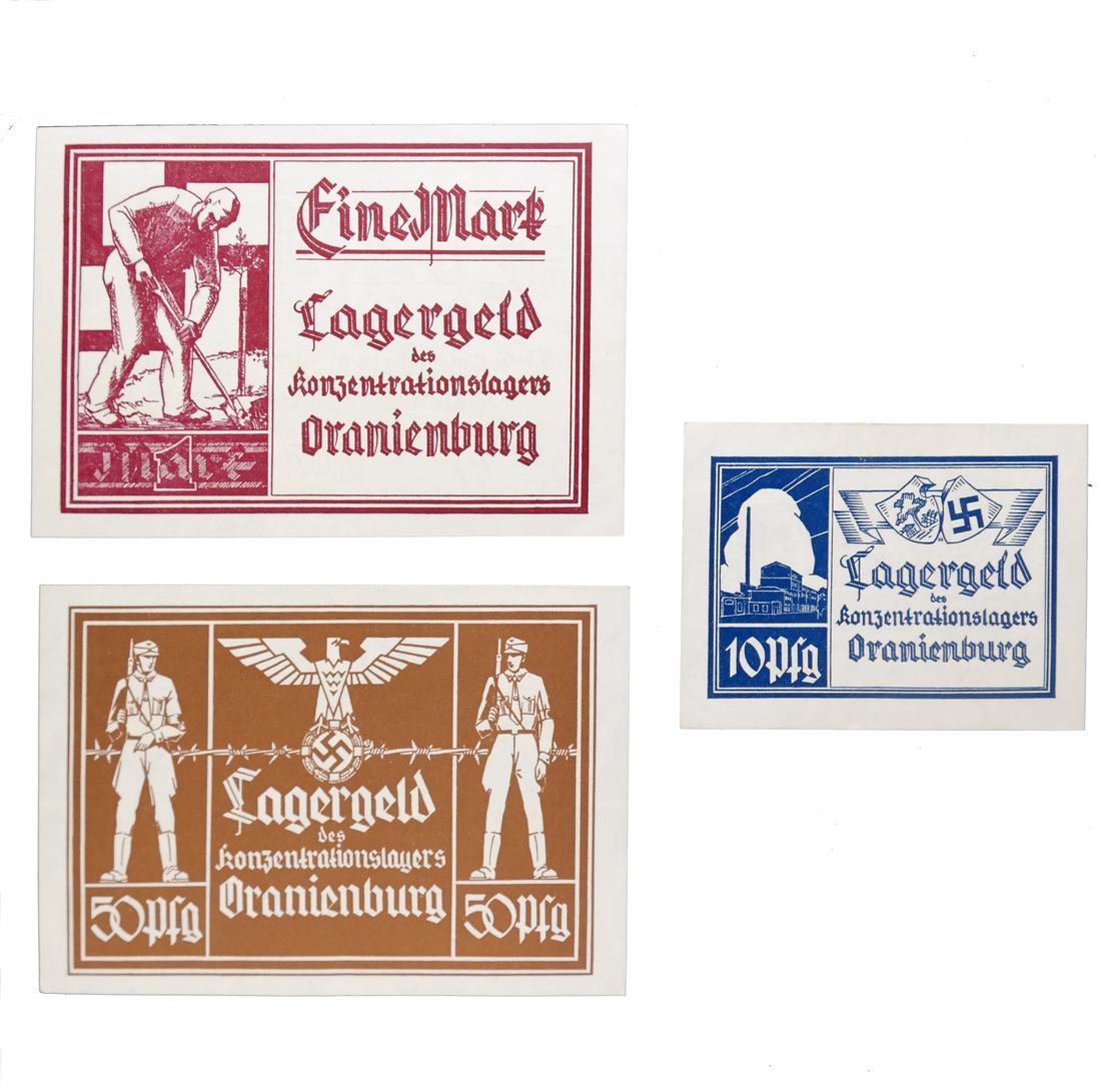 ORANIENBURG CONCENTRATION CAMP 10PF-1RM NOTES (1 of 9)