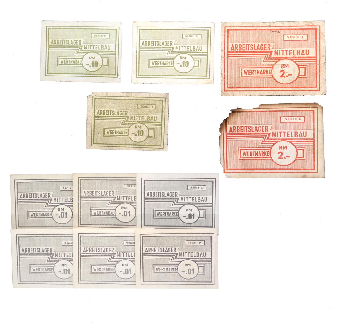 MITTELBAU DORA NORDHAUSEN CONCENTRATION CAMP NOTES (1 of 8)