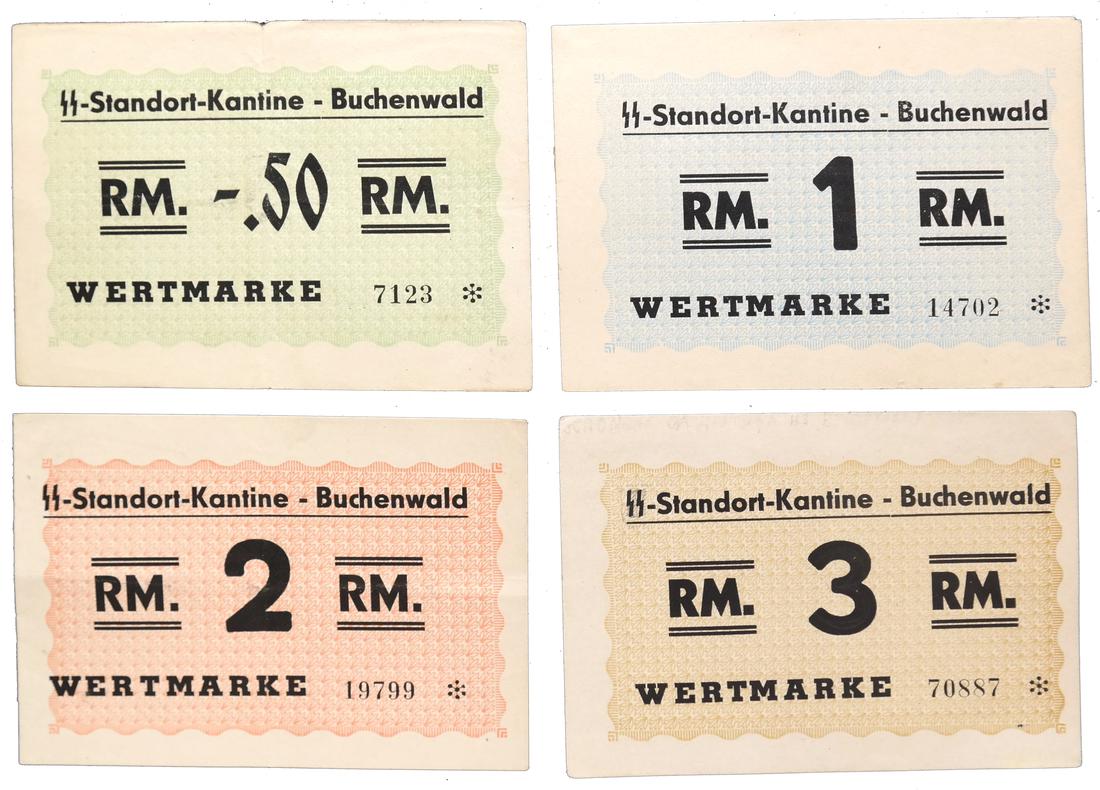 BUCHENWALD CONCENTRATION CAMP 50PF-3RM NOTES (1 of 11)